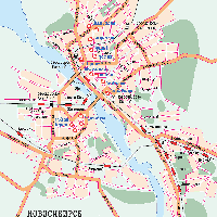 карта Новосибирска